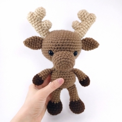 Myles the Moose amigurumi by Theresas Crochet Shop