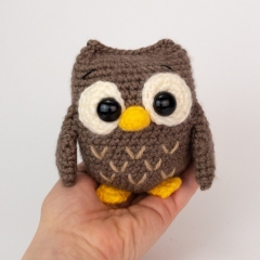 Ollie and Opal the Owls amigurumi pattern by Theresas Crochet Shop