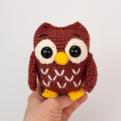 Ollie and Opal the Owls amigurumi by Theresas Crochet Shop