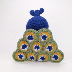 Percival the Peacock amigurumi pattern by Theresas Crochet Shop