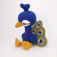 Percival the Peacock amigurumi by Theresas Crochet Shop