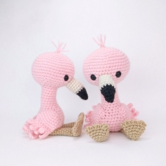Pink Flamingo amigurumi by Theresas Crochet Shop