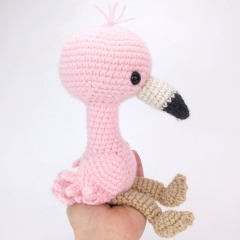 Pink Flamingo amigurumi pattern by Theresas Crochet Shop
