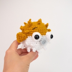 Pokey the Pufferfish amigurumi by Theresas Crochet Shop