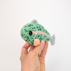 Ripple the Rainbow Trout amigurumi by Theresas Crochet Shop