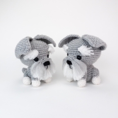 Smokey the Schnauzer amigurumi pattern by Theresas Crochet Shop