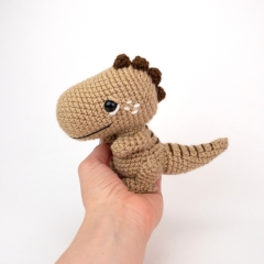 Viktor the Velociraptor amigurumi pattern by Theresas Crochet Shop
