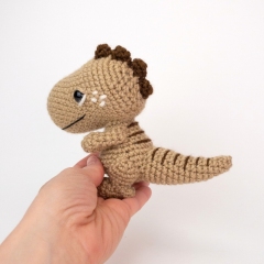 Viktor the Velociraptor amigurumi by Theresas Crochet Shop