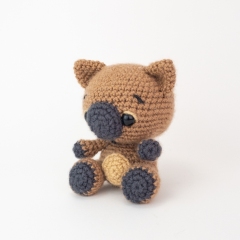 Watson the Wombat amigurumi pattern by Theresas Crochet Shop