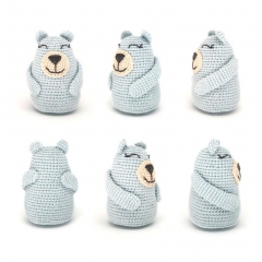 Bear Set 3 Sizes amigurumi pattern by RoKiKi
