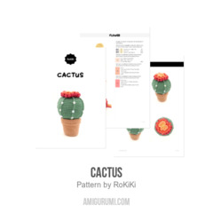 Cactus amigurumi pattern by RoKiKi