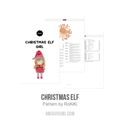 Christmas Elf amigurumi pattern by RoKiKi