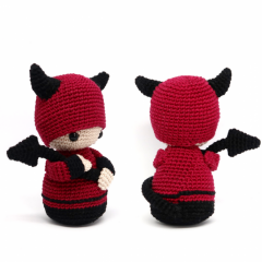 Devil Kokeshi Doll amigurumi pattern by RoKiKi