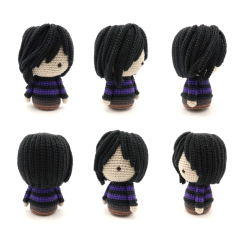 Emo boy amigurumi pattern by RoKiKi