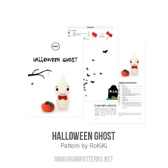 Halloween Ghost amigurumi pattern by RoKiKi