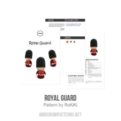Royal Guard amigurumi pattern by RoKiKi