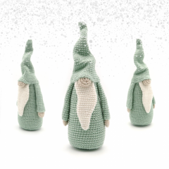 Tall Gnomes Set. 3 sizes amigurumi by RoKiKi