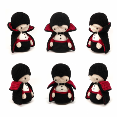 Vampire amigurumi pattern by RoKiKi