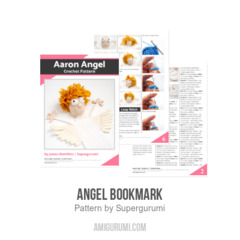 Angel Bookmark amigurumi pattern by Supergurumi