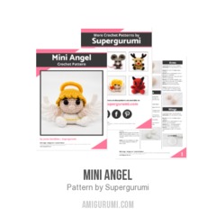 Mini Angel amigurumi pattern by Supergurumi