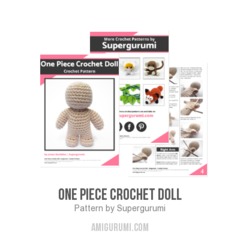 One Piece Crochet Doll amigurumi pattern by Supergurumi