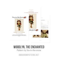 Woodlyn, the Enchanted amigurumi pattern by Fox in the snow designs