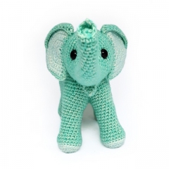Elsa the Elephant amigurumi pattern by YukiYarn Designs