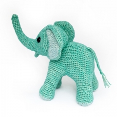 Elsa the Elephant amigurumi by YukiYarn Designs