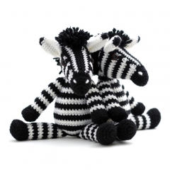 Farah the Zebra amigurumi by YukiYarn Designs