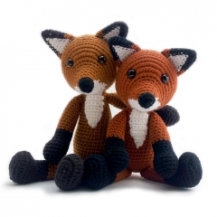 Vicky the Fox amigurumi pattern by YukiYarn Designs