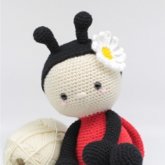 Jadybug the Ladybug amigurumi pattern by Hello Yellow Yarn
