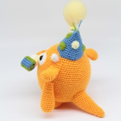 Marty the Party Monster amigurumi by Hello Yellow Yarn