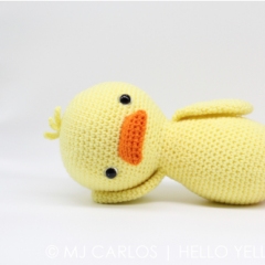 Quigley the Duck amigurumi by Hello Yellow Yarn