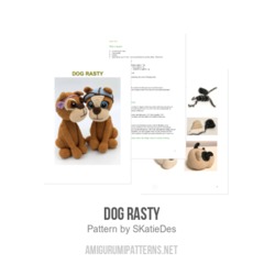 Dog Rasty amigurumi pattern by SKatieDes