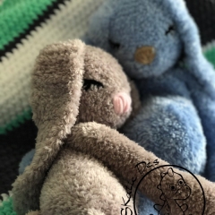 Fluffy Bunny amigurumi by SKatieDes