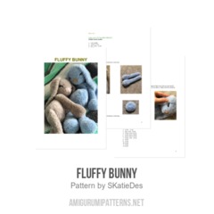 Fluffy Bunny amigurumi pattern by SKatieDes