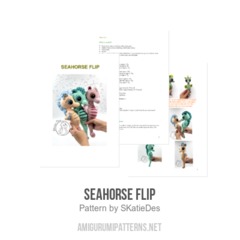Seahorse Flip amigurumi pattern by SKatieDes