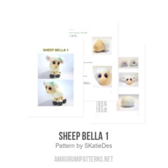 Sheep Bella 1 amigurumi pattern by SKatieDes