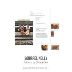 Squirrel Nelly amigurumi pattern by SKatieDes