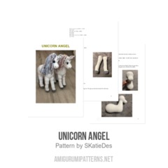 Unicorn Angel amigurumi pattern by SKatieDes
