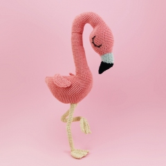 Chloe The Flamingo amigurumi pattern by Irene Strange