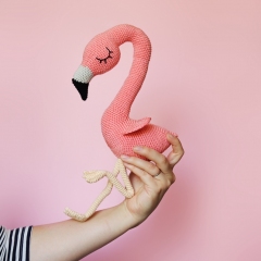 Chloe The Flamingo amigurumi pattern by Irene Strange