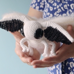 Delilah The Poodle Moth  amigurumi pattern by Irene Strange