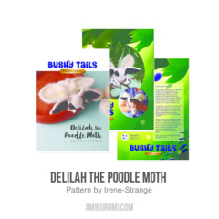 Delilah The Poodle Moth  amigurumi pattern by Irene Strange