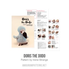 Doris The Dodo amigurumi pattern by Irene Strange