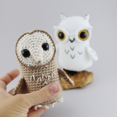 Feathered Owl Friends amigurumi by Irene Strange