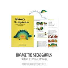 Horace The Stegosaurus amigurumi pattern by Irene Strange