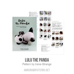 Lulu The Panda amigurumi pattern by Irene Strange