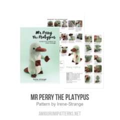 Mr Perry The Platypus amigurumi pattern by Irene Strange