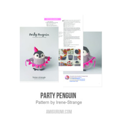 Party Penguin  amigurumi pattern by Irene Strange